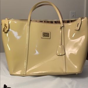 Dolce&Gabbana Patent Leather Zip Tote
